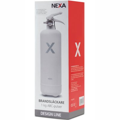 Brannslukningsapparat Nexa Fire & Safety White 1 kg