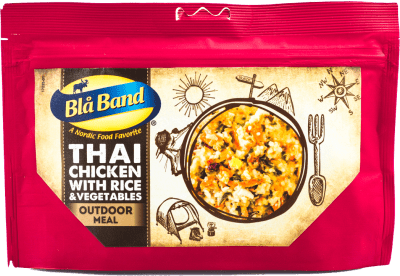 Blå Band | Thai chicken with rice & vegetables | Frysetørket mat | 139g