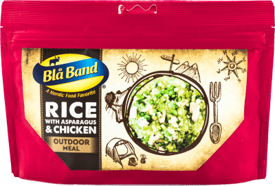 Blå Band | Rice With Asparagus & Chicken | Frysetørket mat | 143g