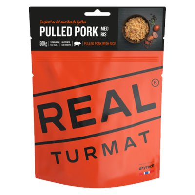 Real Turmat | Pulled pork | Frysetørket mat | 121g