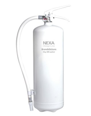 Brannslukningsapparat Nexa Fire & Safety White 6 kg