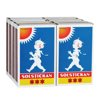 Fyrstikker Solstickan Nyttig eske - 8-pakning