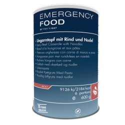 Emergency Food | Krydret biff med nudler | Frysetørket mat | 600g