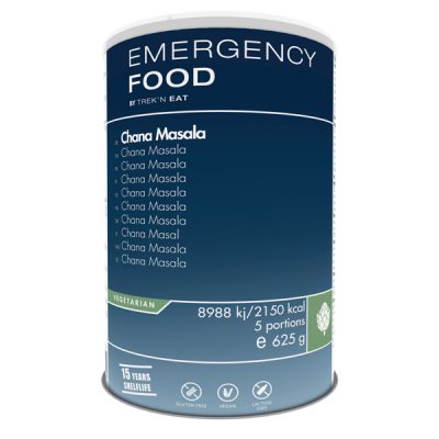 Emergency Food | Chana masala | Frysetørket mat | 625g