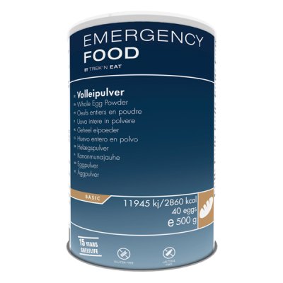 Emergency Food | Heleggpulver | Frysetørket mat | 500g