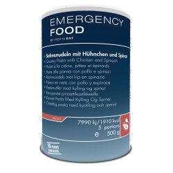 Emergency Food | Creamy Pasta with Chicken and Spinach | Frysetørket mat | 500g