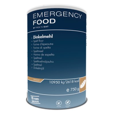 Emergency Food | Dinkelmel | Frysetørket mat | 750g