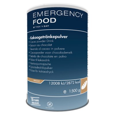 Nødmat Kakaodrikk | Frysetørket mat | 800g