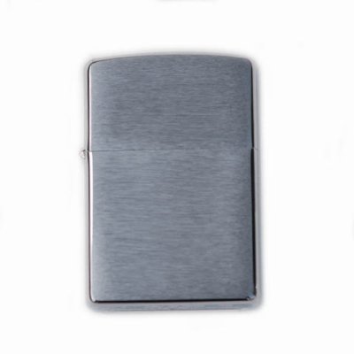 Zippo lighter børstet sølv