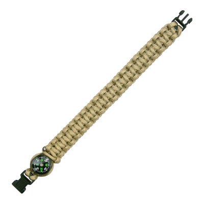 Paracord-kompass K2023 9 tommers sand