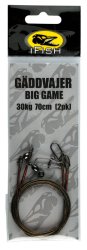 Gjeddetråd 30 kg BIG GAME 70 cm (2-pk)