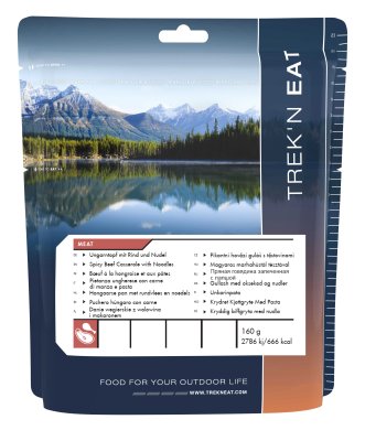 Trek`n Eat | Krydret biffgryte med nudler | Frysetørket mat | 160g