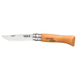Opinel No 08 foldekniv i karbonstål
