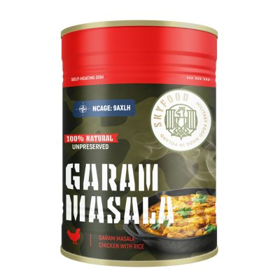Sky Food | Garam Masala Self-Heating Can | MRE | 400g