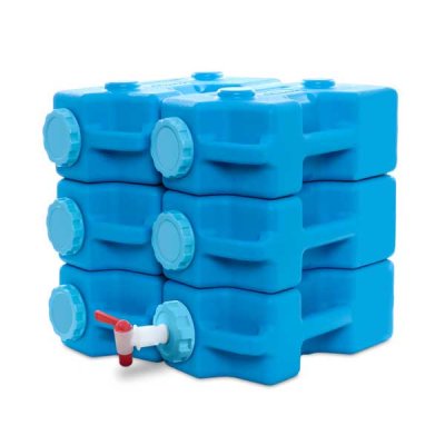 Sagan Life Aquabrick 6-pakning og vannbeholder