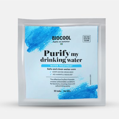 Biocool Purify My Drinking Water 10 tbl | Vannrensetabletter
