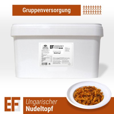 Convar Emergency Food | Ungarsk gryte med biff og nudler 3,75 kg | Frysetørket mat