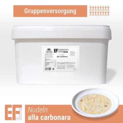 Convar Emergency Food | Pasta alla Carbonara | Frysetørket mat | Måltidspakke | 3250g