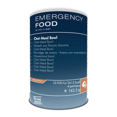 Emergency Food | Oat Meal Bowl | Frysetørket mat