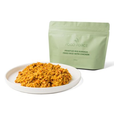 Food Force | Stekt ris med kylling | Frysetørket mat | 148g