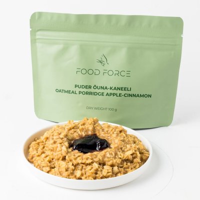 Food Force | Havregryngrøt eple- kanel | Frysetørket mat | 100g