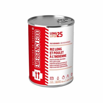 NTS Emergency Food | Lang ris og indisk kylling | Frysetørket mat | 1800 g