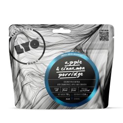 LyoFood | Organic porridge with apple, cranberry, cinnamon & chia | Frysetørket mat | 70g