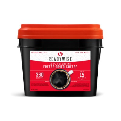 Readywise Coffee | 360 porsjoner | Lang holdbarhet | 680 g