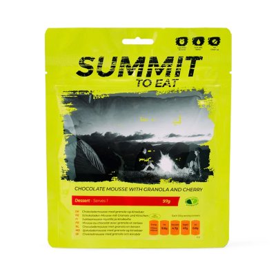 Summit To Eat | Sjokolademousse med granola og kirsebær | Frysetørket mat | 97g