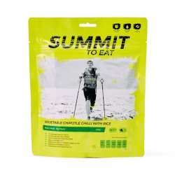 Summit To Eat | Vegetabilsk chipotle-chili med ris | Frysetørket mat | 217 g