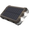 Powerbank 20 000 mAh med solcelle 2 x USB