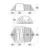 Big Agnes Blacktail Hotel 2 Olive/Chinois Green | Telt | 2 personer