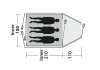 Outwell Cloud 3 | Telt | 3 personer