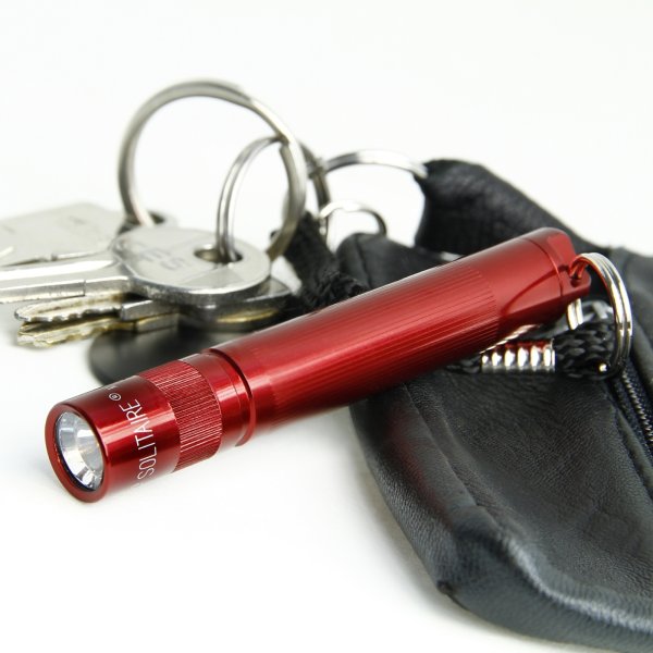 Maglite Solitaire | Lommelykt | LED rød