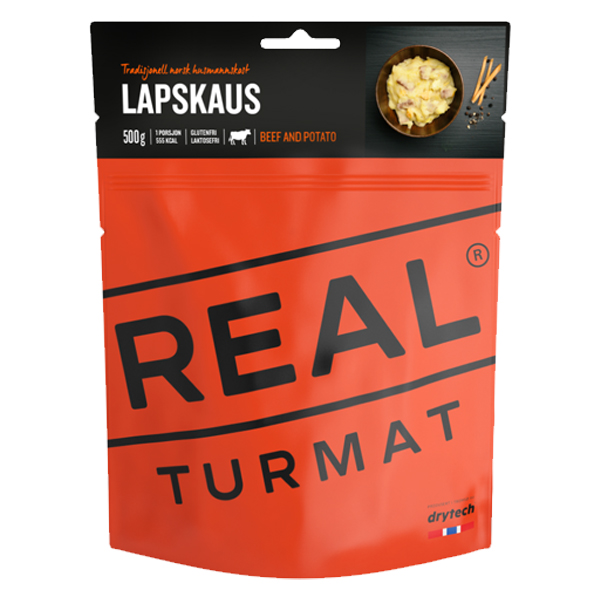 Real Turmat | Biff- og potetgryte | Frysetørket mat | 108g