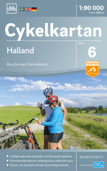 Halland sykkelkart