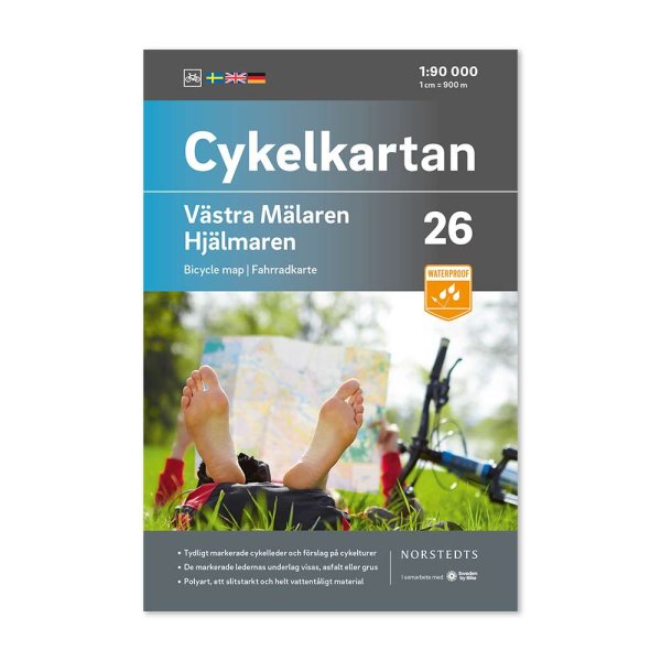 Sykkelkart over Hjälmaren