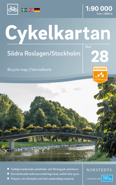 Sykkelkart Södra Roslagen Stockholm