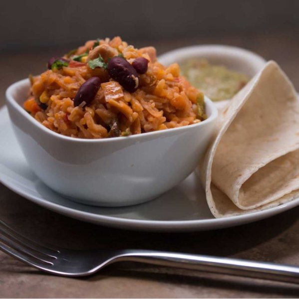 Fuel Your Preparation | Chicken Fajita med ris | Frysetørket mat | 800g