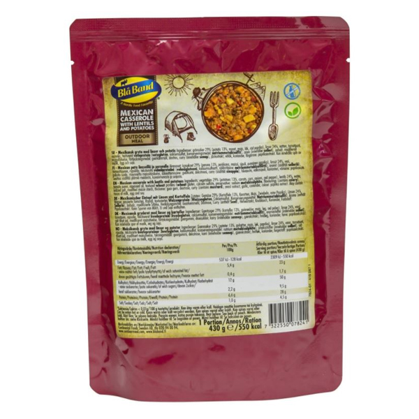 Blå Band | Mexican casserole with lentils and potatoes | MRE | 430g