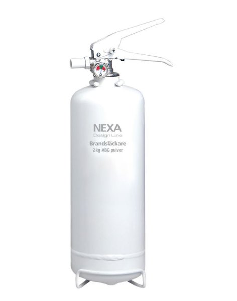 Brannslukningsapparat Nexa Fire & Safety White 2 kg