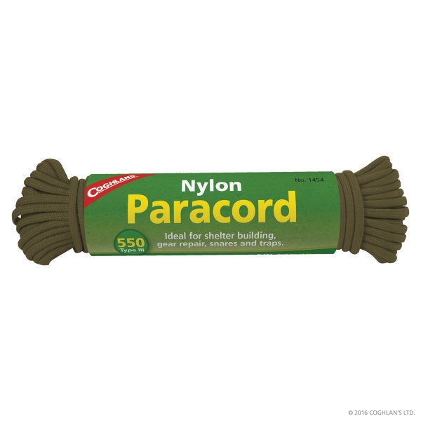 Coghlan's Paracord 550 Olive 15 meter
