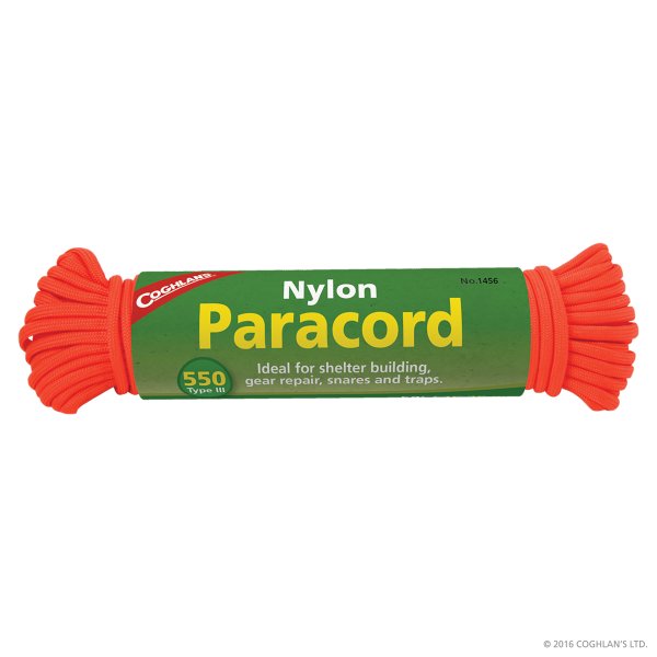 Coghlan's Paracord 550 Orange 50 fot
