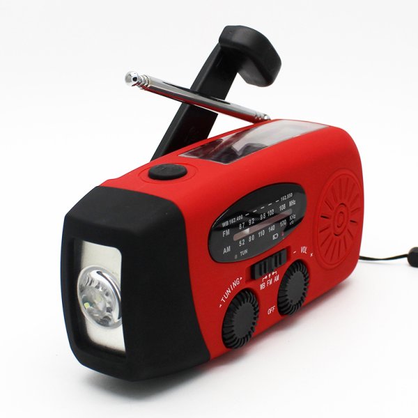 HY-088 | Solceller | Powerbank 2000 mAh | Nødradio
