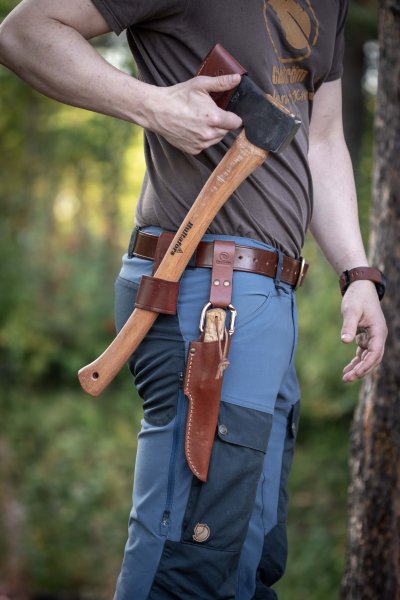 Casström øksholder Cognac Brown