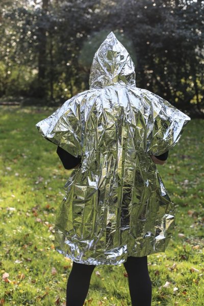 Poncho som nødteppe