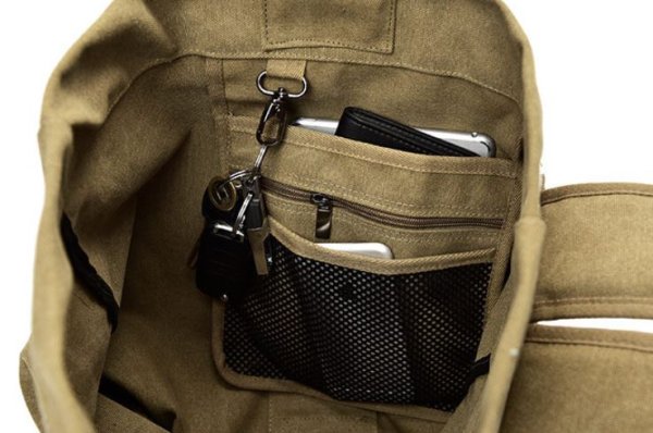 Duffel i lerret