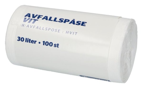 Avfallspose 30L 100stk