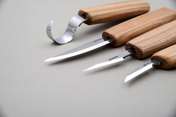 BeaverCraft Treskjærerknivsett S09