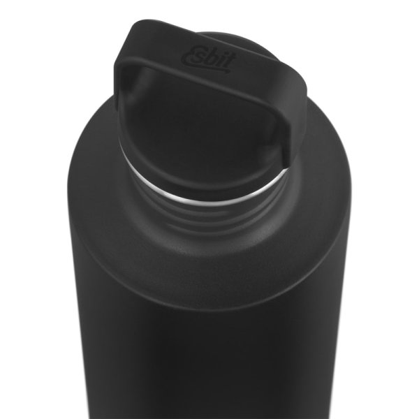 Esbit Sculptor drikkebeholder i rustfritt stål 750 ml svart | Vannbeholder